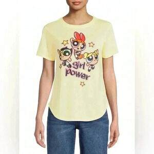 Powerpuff Girls Women’s Knit T-Shirt Size Medium